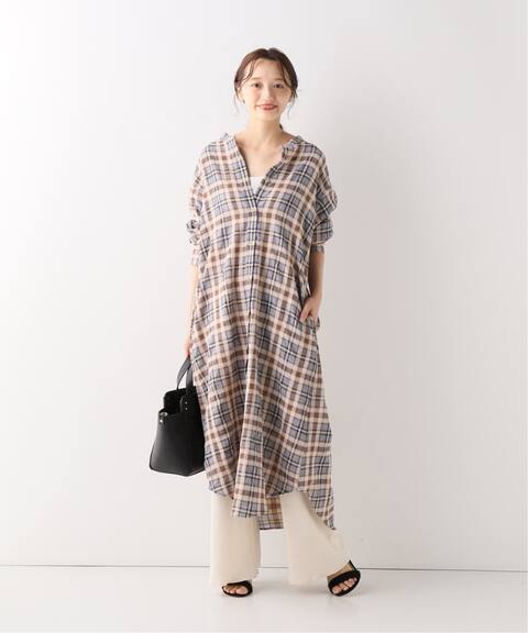 チェック シャツワンピース Slobe Iena スローブ イエナ 公式のファッション通販 Baycrew S Store