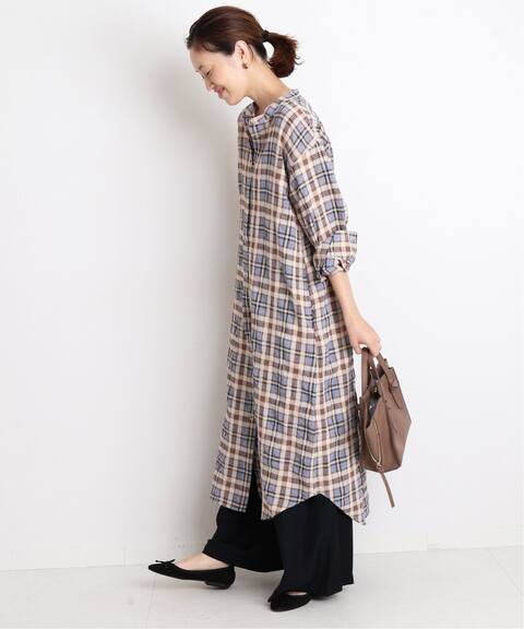 チェック シャツワンピース Slobe Iena スローブ イエナ 公式のファッション通販 Baycrew S Store