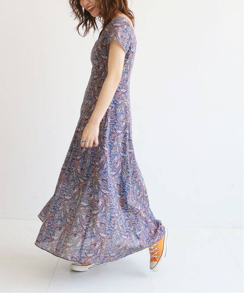 Slobe Citron ペイズリーフレアワンピース Slobe Iena スローブ イエナ 公式のファッション通販 Baycrew S Store