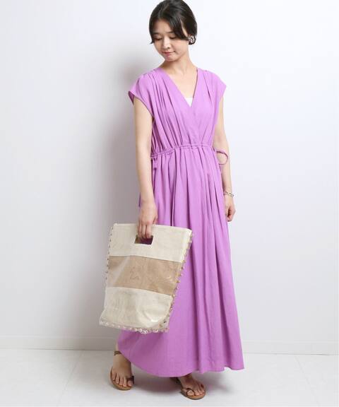 Classy Closet Slobe リネン混カシュクール ロングワンピース Slobe Iena スローブ イエナ 公式のファッション通販 Baycrew S Store Classy Closet Slobe リネン混カシュクール ロングワンピース Slobe Iena スローブ イエナ 公式のファッション通販 Baycrew S Store