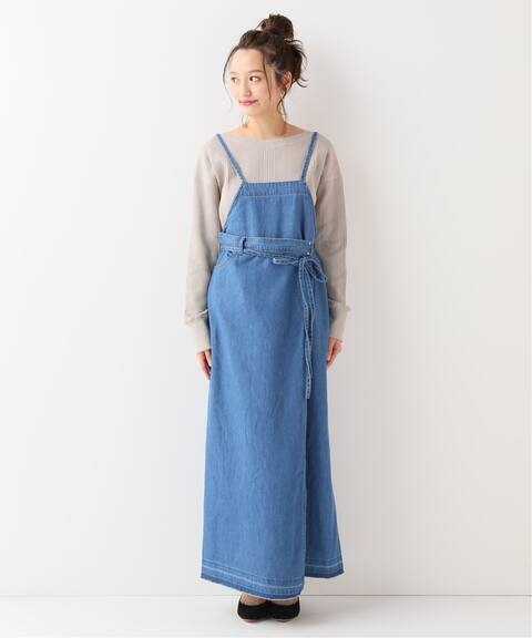 Le Denim エプロンデニムワンピース Slobe Iena スローブ イエナ 公式のファッション通販 Baycrew S Store