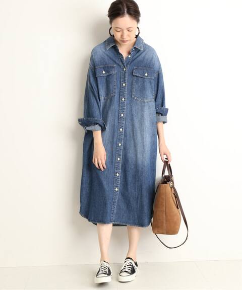 追加 Le Denim ロングワンピース Slobe Iena スローブ イエナ 公式のファッション通販 Baycrew S Store