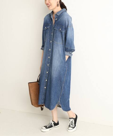 追加 Le Denim ロングワンピース Slobe Iena スローブ イエナ 公式のファッション通販 Baycrew S Store