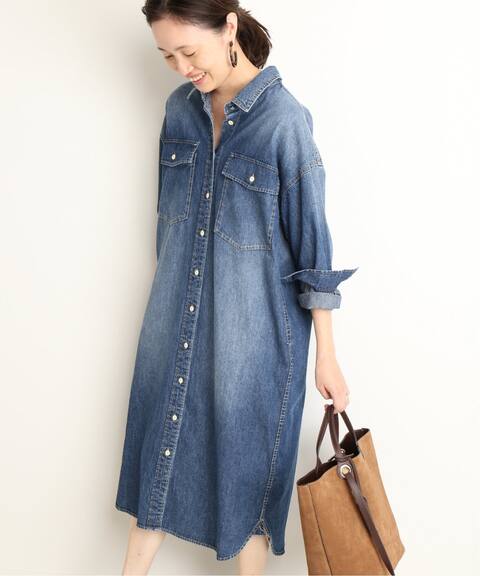 追加 Le Denim ロングワンピース Slobe Iena スローブ イエナ 公式のファッション通販 Baycrew S Store