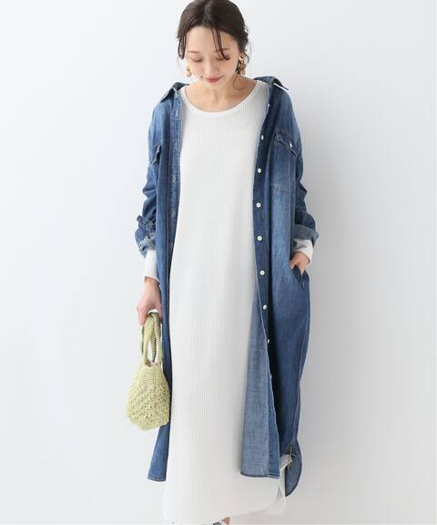 追加 Le Denim ロングワンピース Slobe Iena スローブ イエナ 公式のファッション通販 Baycrew S Store