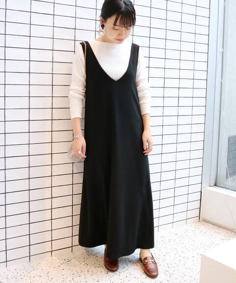 リブニット フレアワンピースセットアップ Slobe Iena スローブ イエナ 公式のファッション通販 Baycrew S Store