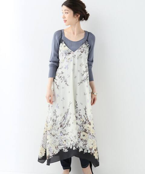 Slobe Iena Fi M スカーフ柄ワンピース Slobe Iena スローブ イエナ 公式のファッション通販 Baycrew S Store