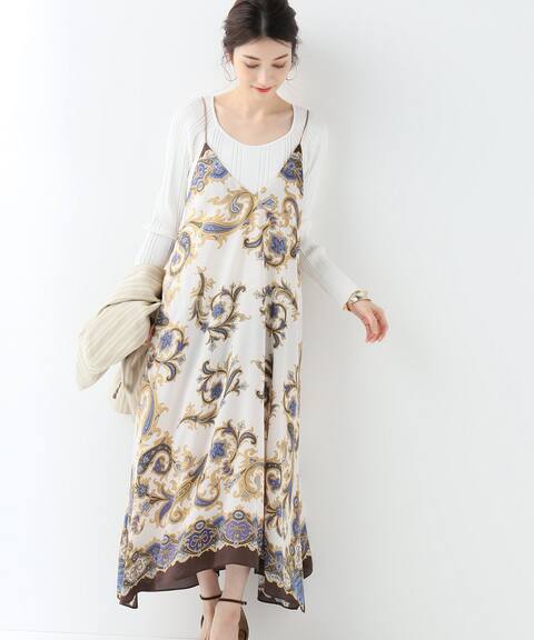 Slobe Iena Fi M スカーフ柄ワンピース Slobe Iena スローブ イエナ 公式のファッション通販 Baycrew S Store Slobe Iena Fi M スカーフ柄ワンピース Slobe Iena スローブ イエナ 公式のファッション通販 Baycrew S Store