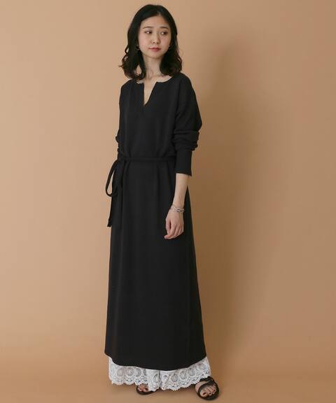 Slobe Iena Fi M スキッパーロングニットワンピース Slobe Iena スローブ イエナ 公式のファッション通販 Baycrew S Store