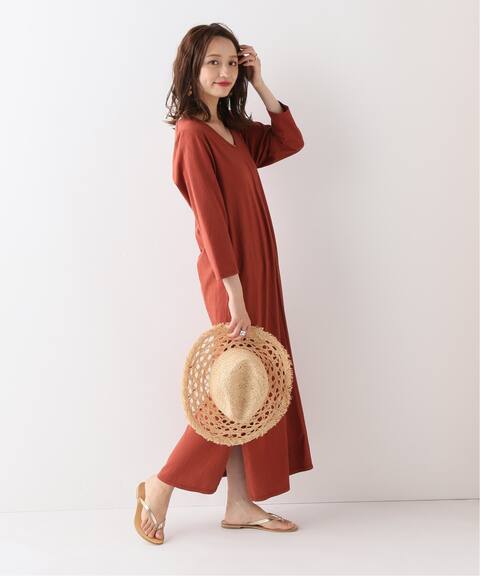 Slobe Iena Fi M シャーリングロングワンピース Slobe Iena スローブ イエナ 公式のファッション通販 Baycrew S Store