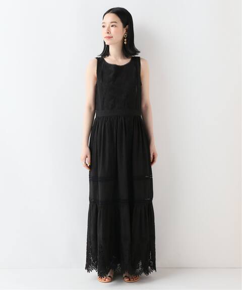 Slobe Iena Fi M レースノースリーブロングワンピース Slobe Iena スローブ イエナ 公式のファッション通販 Baycrew S Store