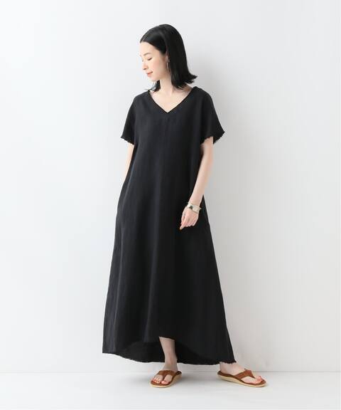 Slobe Iena Fi Mリネンカットオフロングワンピース Slobe Iena スローブ イエナ 公式のファッション通販 Baycrew S Store