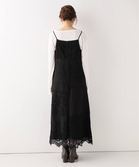 Slobe Iena Fi M パッチワークレースロングキャミワンピース Slobe Iena スローブ イエナ 公式のファッション通販 Baycrew S Store