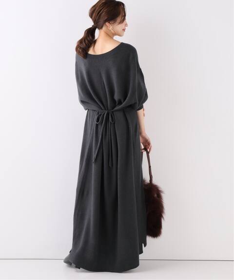 Slobe Iena Fi M バックリボンニットワンピース Slobe Iena スローブ イエナ 公式のファッション通販 Baycrew S Store