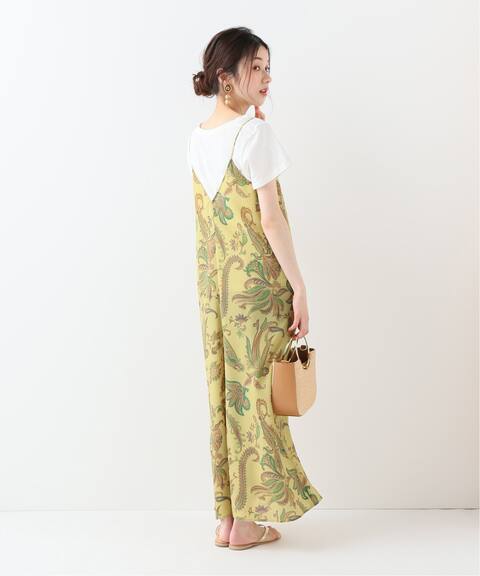 Slobe Iena Fi M 更紗プリントロングワンピース Slobe Iena スローブ イエナ 公式のファッション通販 Baycrew S Store