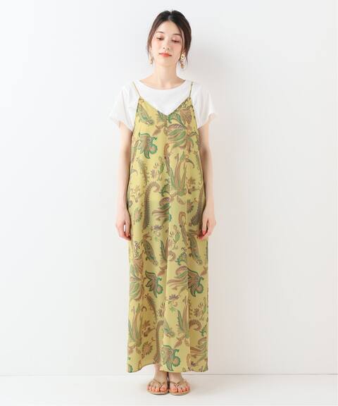 Slobe Iena Fi M 更紗プリントロングワンピース Slobe Iena スローブ イエナ 公式のファッション通販 Baycrew S Store