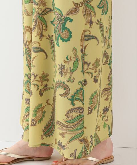 Slobe Iena Fi M 更紗プリントロングワンピース Slobe Iena スローブ イエナ 公式のファッション通販 Baycrew S Store