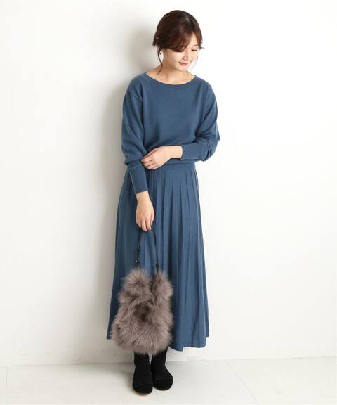 プリーツニットワンピース Slobe Iena スローブ イエナ 公式のファッション通販 Baycrew S Store