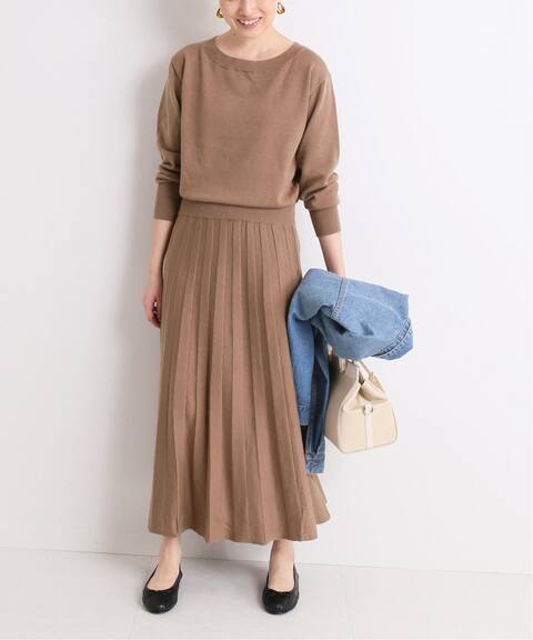 プリーツニットワンピース Slobe Iena スローブ イエナ 公式のファッション通販 Baycrew S Store