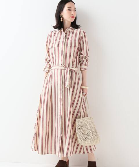 Berenice ストライプロングワンピース Slobe Iena スローブ イエナ 公式のファッション通販 Baycrew S Store