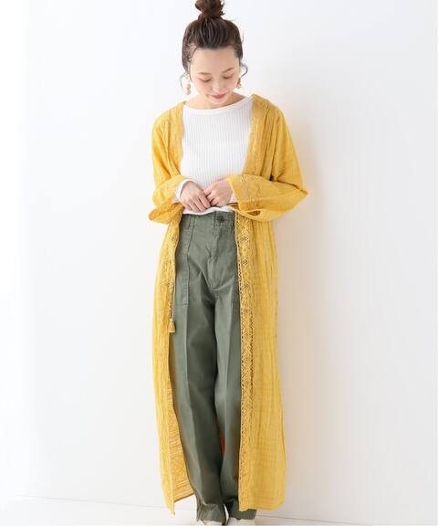 Sara Mallika Lace Jacquard ロングガウン Slobe Iena スローブ イエナ 公式のファッション通販 Baycrew S Store