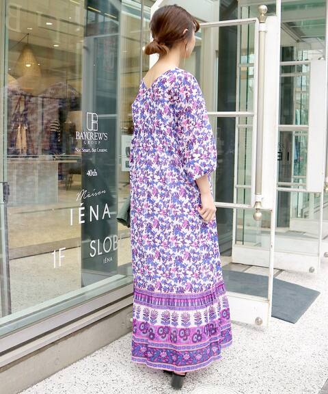 Sara Mallika Slobe別注ロングワンピース Slobe Iena スローブ イエナ 公式のファッション通販 Baycrew S Store Sara Mallika Slobe別注ロングワンピース Slobe Iena スローブ イエナ 公式のファッション通販 Baycrew S Store