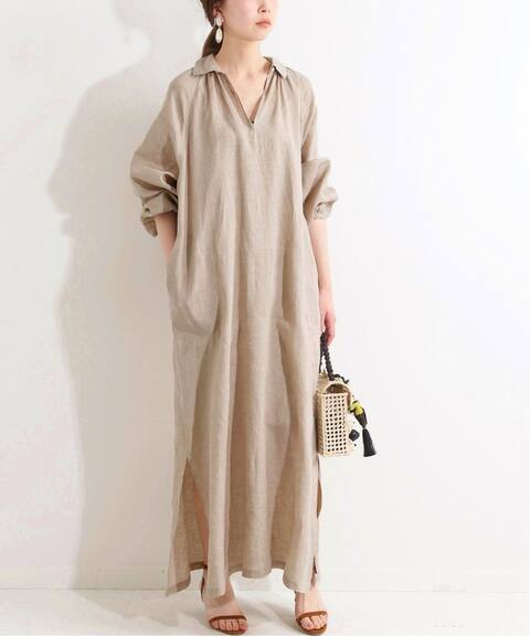 Iena La Boucle 麻ローン オーバーワンピース Iena イエナ 公式のファッション通販 Baycrew S Store