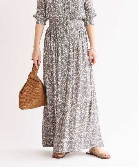 Web限定追加 Rustic Flower ギャザーワンピース3 Plage プラージュ 公式のファッション通販 Baycrew S Store