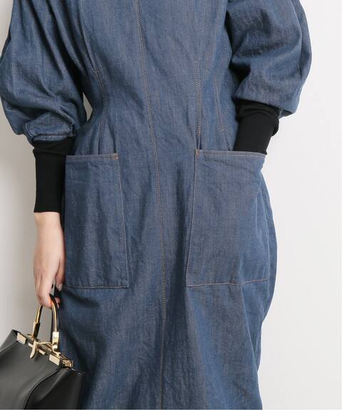 追加3 デニムウエストフィット前ポケットワンピース Vermeil Par Iena ヴェルメイユ パー イエナ 公式のファッション通販 Baycrew S Store