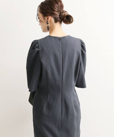 綿麻ポリエステルピケ パフスリーブワンピース Vermeil Par Iena ヴェルメイユ パー イエナ 公式のファッション通販 Baycrew S Store