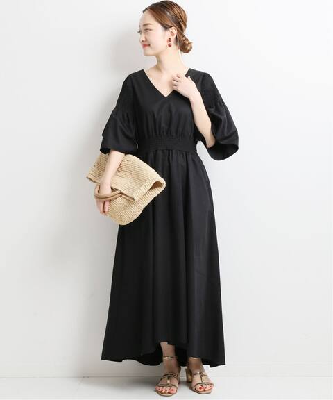 タイプライターシャーリングvネックワンピース Vermeil Par Iena ヴェルメイユ パー イエナ 公式のファッション通販 Baycrew S Store