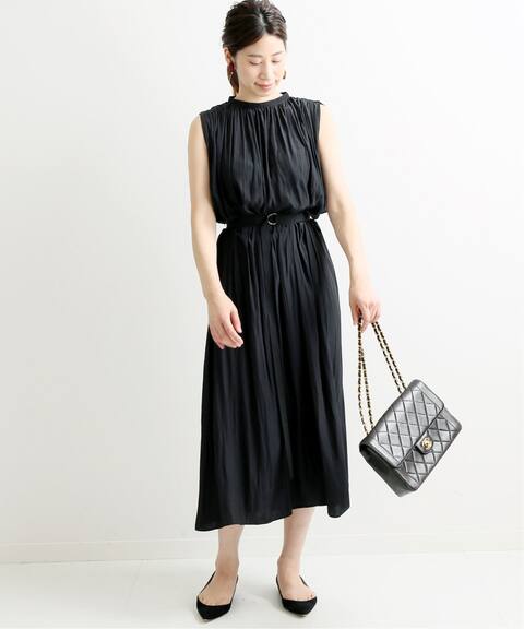 追加 ギャザーノースリーブ ワンピース Vermeil Par Iena ヴェルメイユ パー イエナ 公式のファッション通販 Baycrew S Store