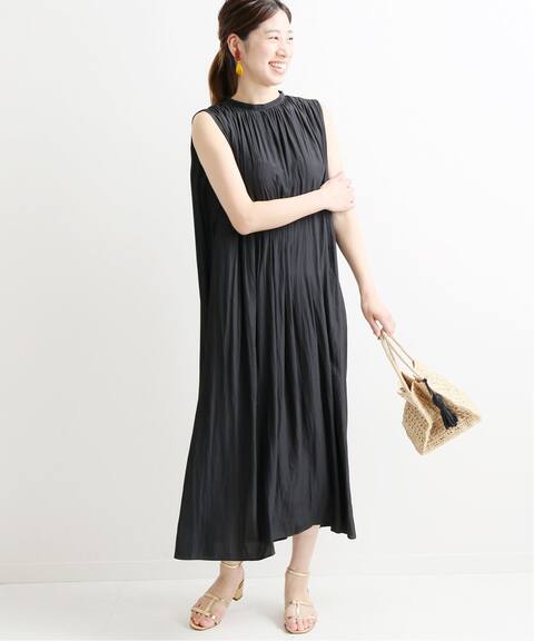 追加 ギャザーノースリーブ ワンピース Vermeil Par Iena ヴェルメイユ パー イエナ 公式のファッション通販 Baycrew S Store