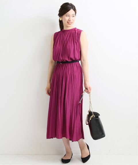 追加2 ギャザーノースリーブ ワンピース Vermeil Par Iena ヴェルメイユ パー イエナ 公式のファッション通販 Baycrew S Store