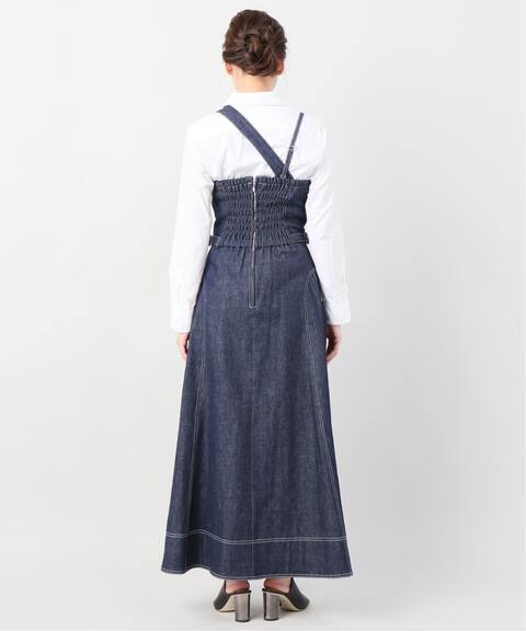 追加 Casa Fline カーサフライン フロントホックデニムロングワンピース Vermeil Par Iena ヴェルメイユ パー イエナ 公式のファッション通販 Baycrew S Store