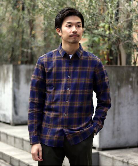 インディゴネルレギュラーシャツ 417 Edifice フォーワンセブン エディフィス 公式のファッション通販 Baycrew S Store