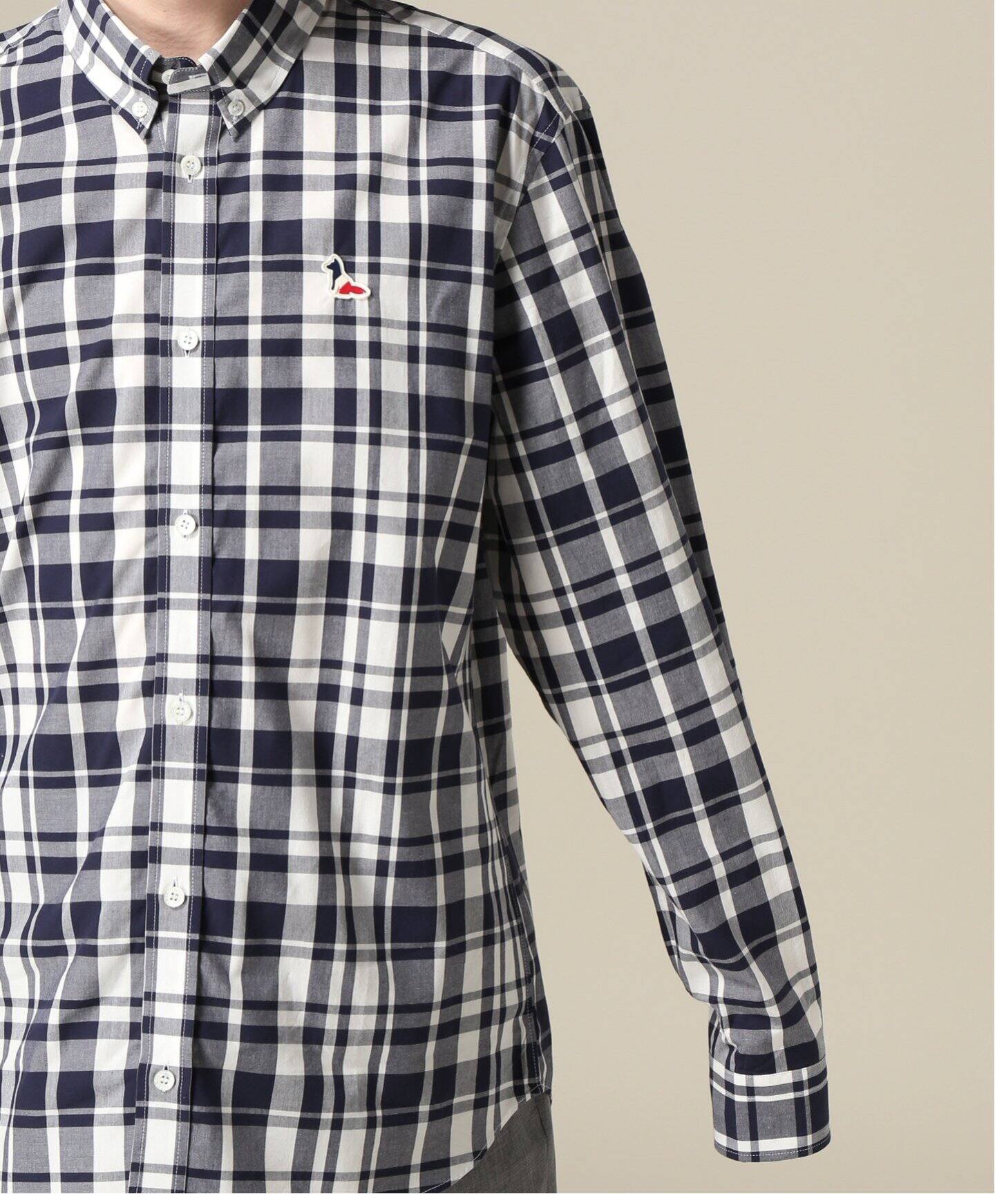 素晴らしい サーフストライプドレス Kitsuneメゾンキツネ Maison 未着 新品タグ ひざ丈ワンピース