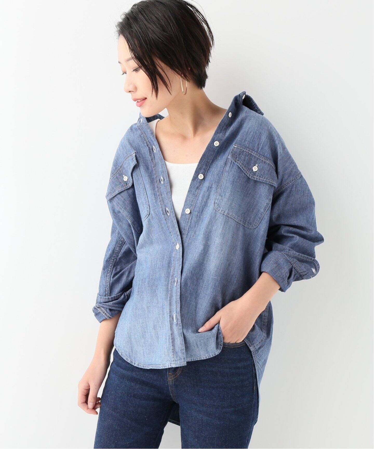 72時間限定タイムセール 15春夏新作 スペルバウンド シャツ Spellbound 6oz ユーズド加工 デニム 長袖 オーセンティック ワークシャツ 46 102e 46 096e メンズファッション トップス カジュアルシャツ 長袖 デニムシャツ ジャケット Gジャン 送料無料 アーベン