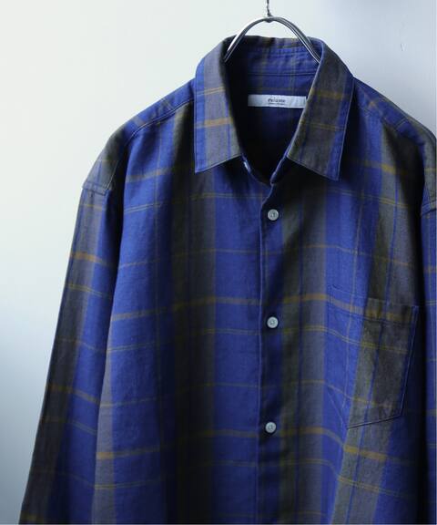 インディゴ コットンリネンシャツ Journal Standard Relume ジャーナルスタンダード レリューム 公式のファッション通販 Baycrew S Store