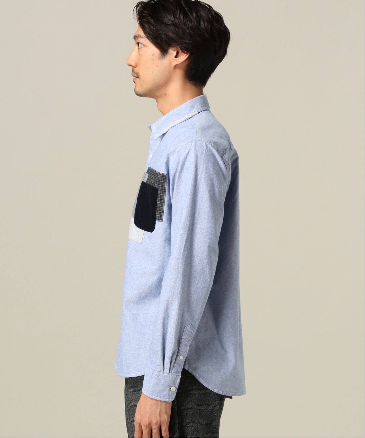 オックスパッチワークシャツ|B.C STOCK(ベーセーストック)公式の ...
