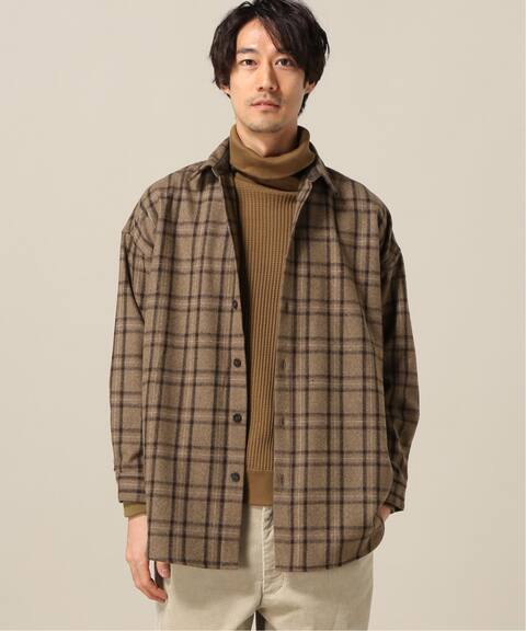 エコウールビッグシャツ B C Stock ベーセーストック 公式のファッション通販 19050720601940 Baycrew S Store