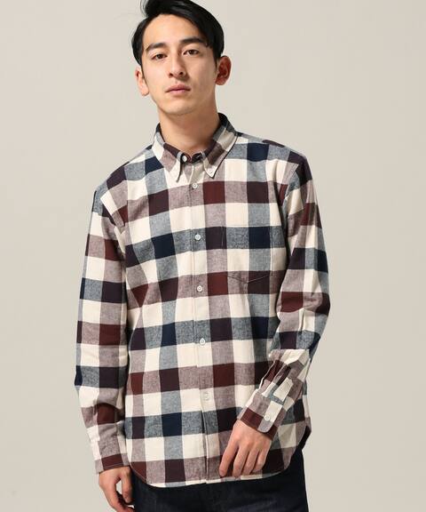 ブロックチェックネルシャツ B C Stock ベーセーストック 公式のファッション通販 Baycrew S Store ブロックチェックネルシャツ B C Stock ベーセーストック 公式のファッション通販 Baycrew S Store