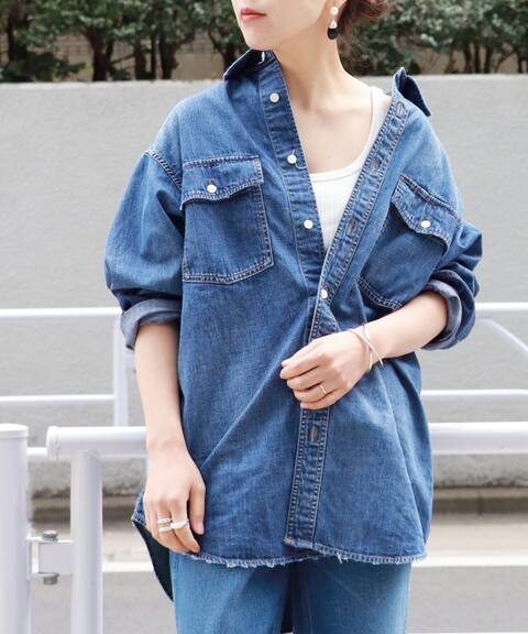 Damaged Denim シャツ Plage プラージュ 公式のファッション通販 Baycrew S Store