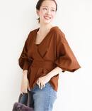 BIGスリーブブラウス◆