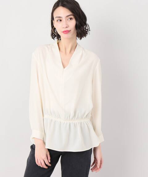 ペプラムジョーゼットブラウス Joint Works ジョイントワークス 公式のファッション通販 Baycrew S Store