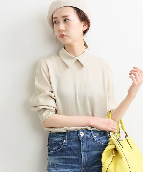 追加 レトロカラーブラウス Iena イエナ 公式のファッション通販 Baycrew S Store