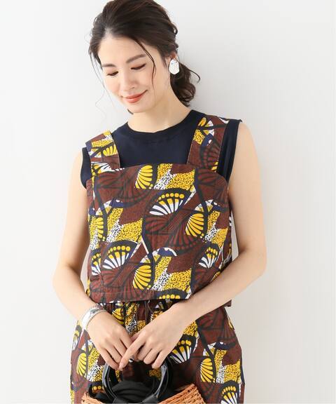 Sara Mallika アフリカンプリント イージービスチェトップス Iena イエナ 公式のファッション通販 Baycrew S Store