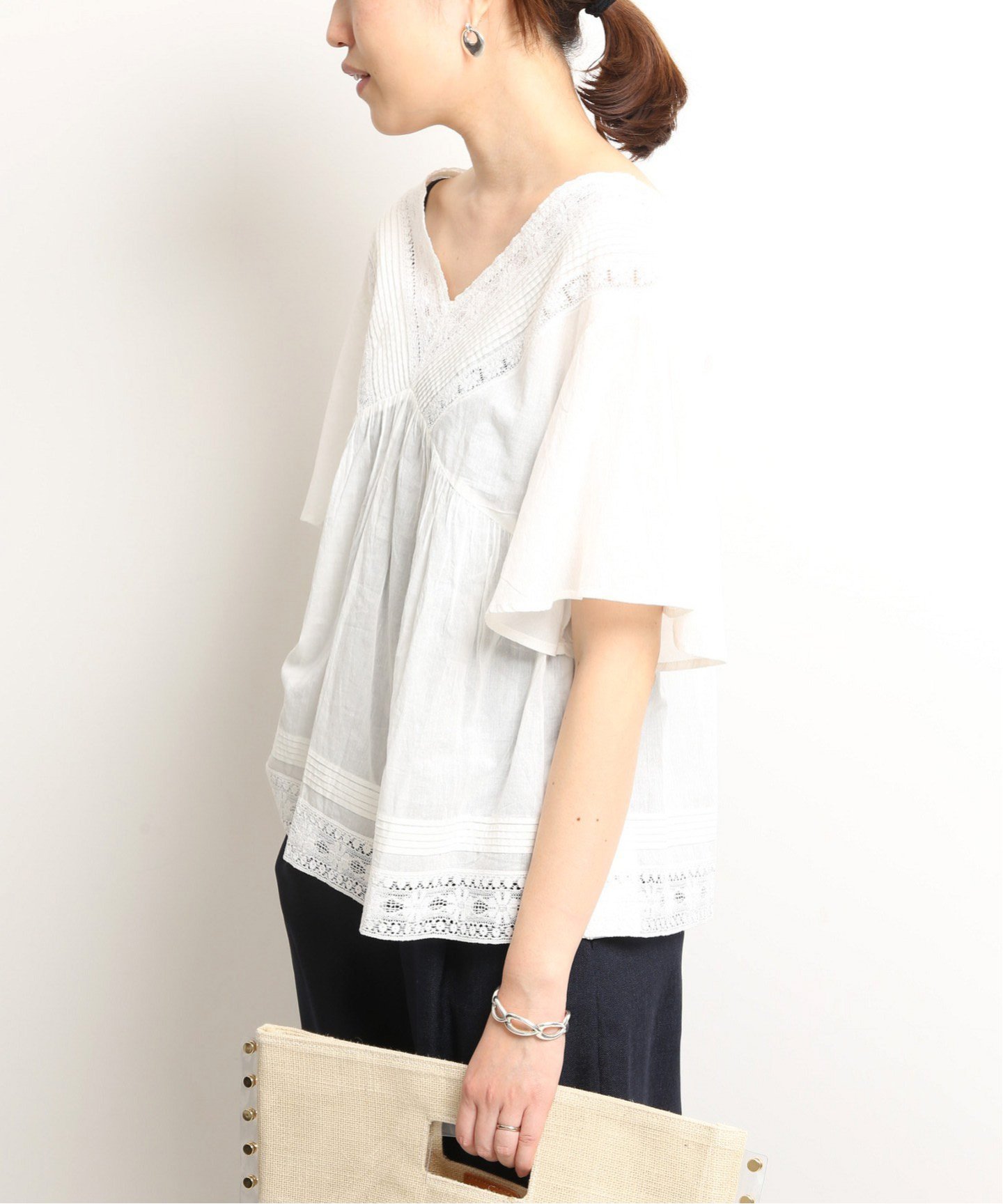 SLOBE IENA
《追加》マニーレースピンタックブラウス◆
¥7,560税込¥5,292税込30%OFF