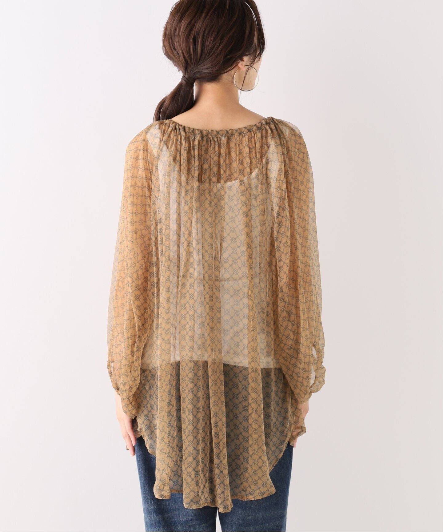 Mes Demoiselles HENRIETTEシルクブラウス Mes Demoiselles HENRIETTE