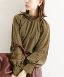 IENA LA BOUCLE チェーンプリント ブラウス◆